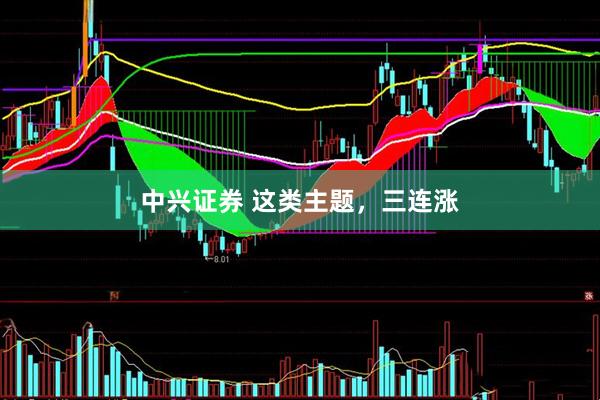 中兴证券 这类主题，三连涨